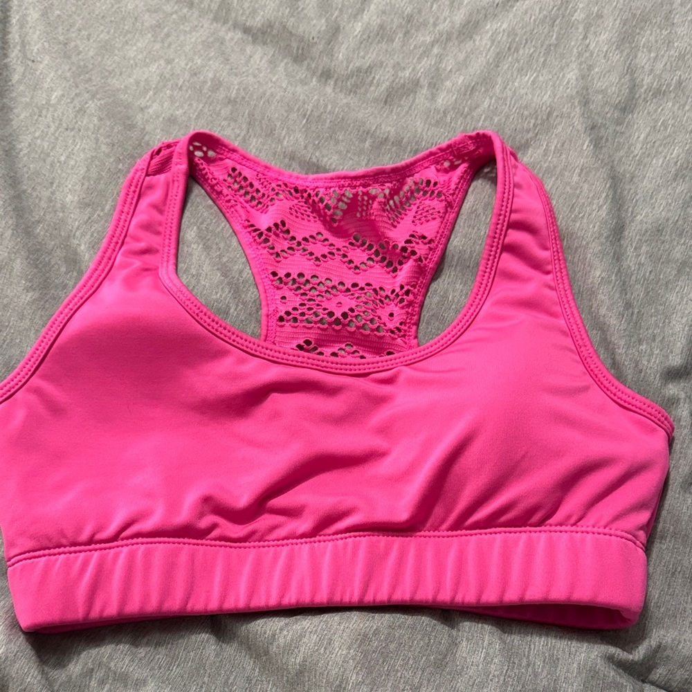 ZYIA Vibrant Pink Bomber Bra